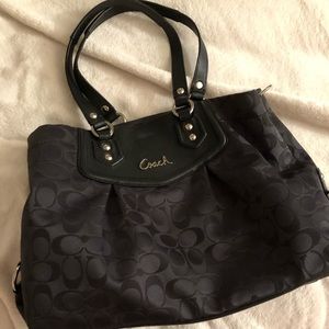 Black coach purse